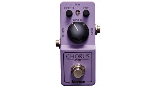 A Ibanez CSMINI Chorus Mini guitar pedal