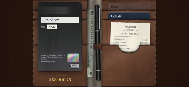Foldhide app for the iPhone Duo