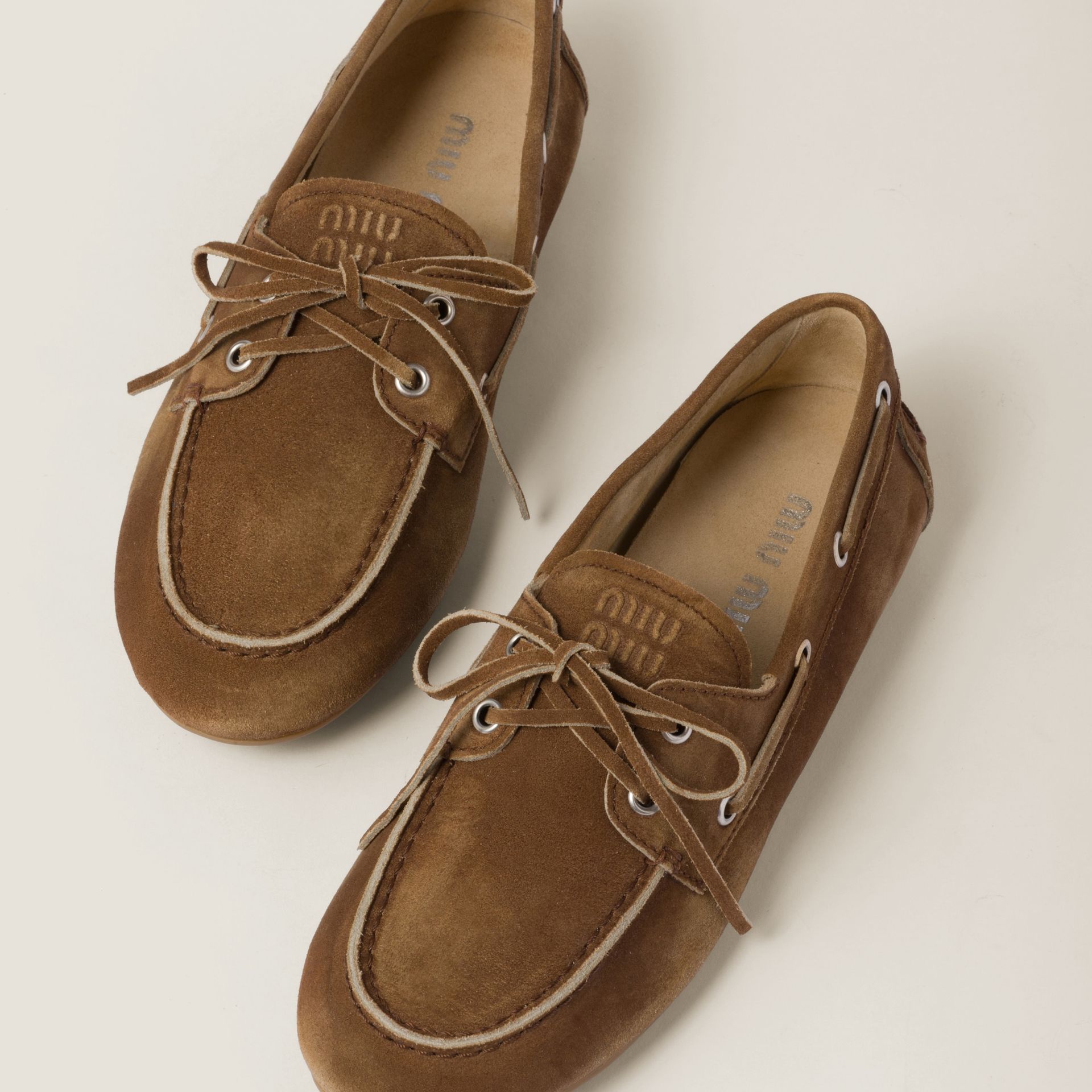 Faded Suede Deck Shoes