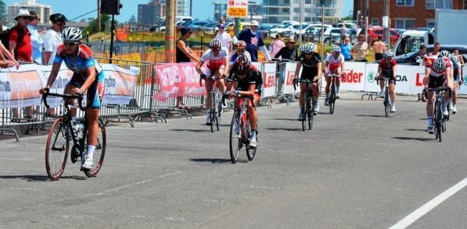 The heat took its toll at the end of the women's race