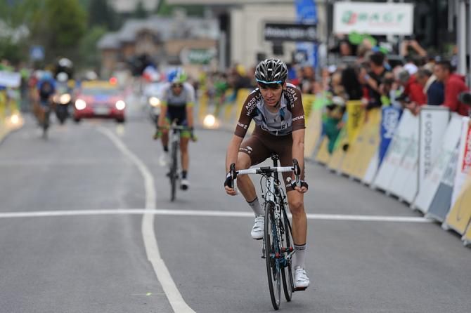 Romain Bardet (Ag2r-La Mondiale) places second in stage 8