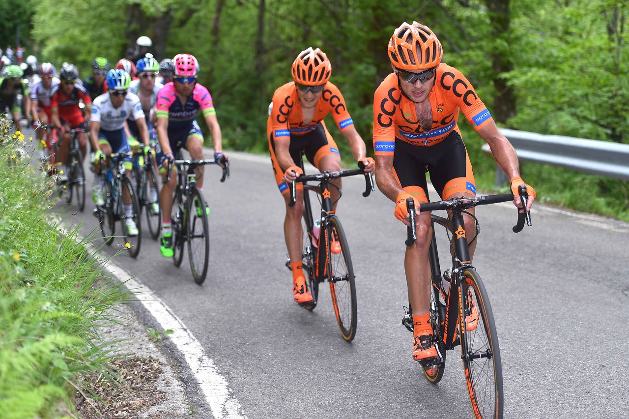 Branislau Samoilau and Maciej Paterski (CCC-Sprandi-Polkowice)
