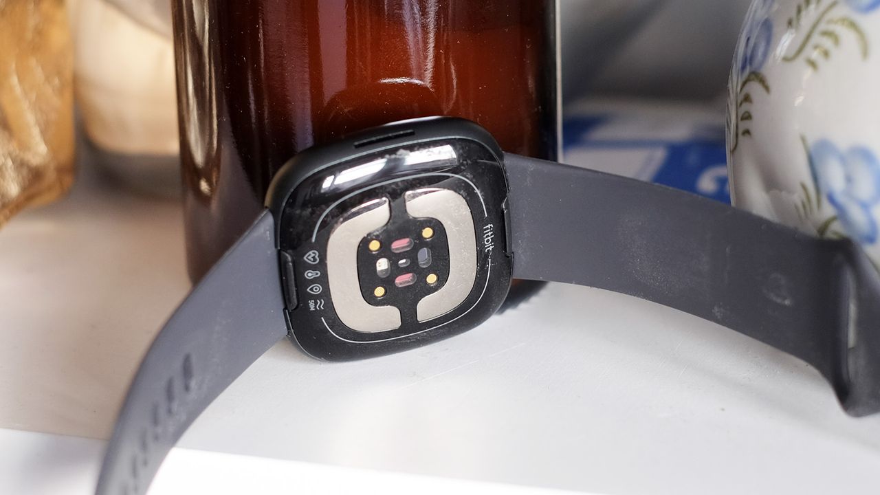 Fitbit Sense 2 being tested by Live Science contributor Andrew Williams