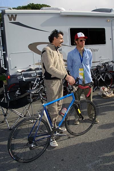 Tom Ritchey made an appearance at the start of Stage 1.