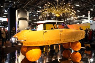 A recreation of the 1959 Citroën DS 19 ‘balloon car’ took pride of place on the DS Automobiles stand