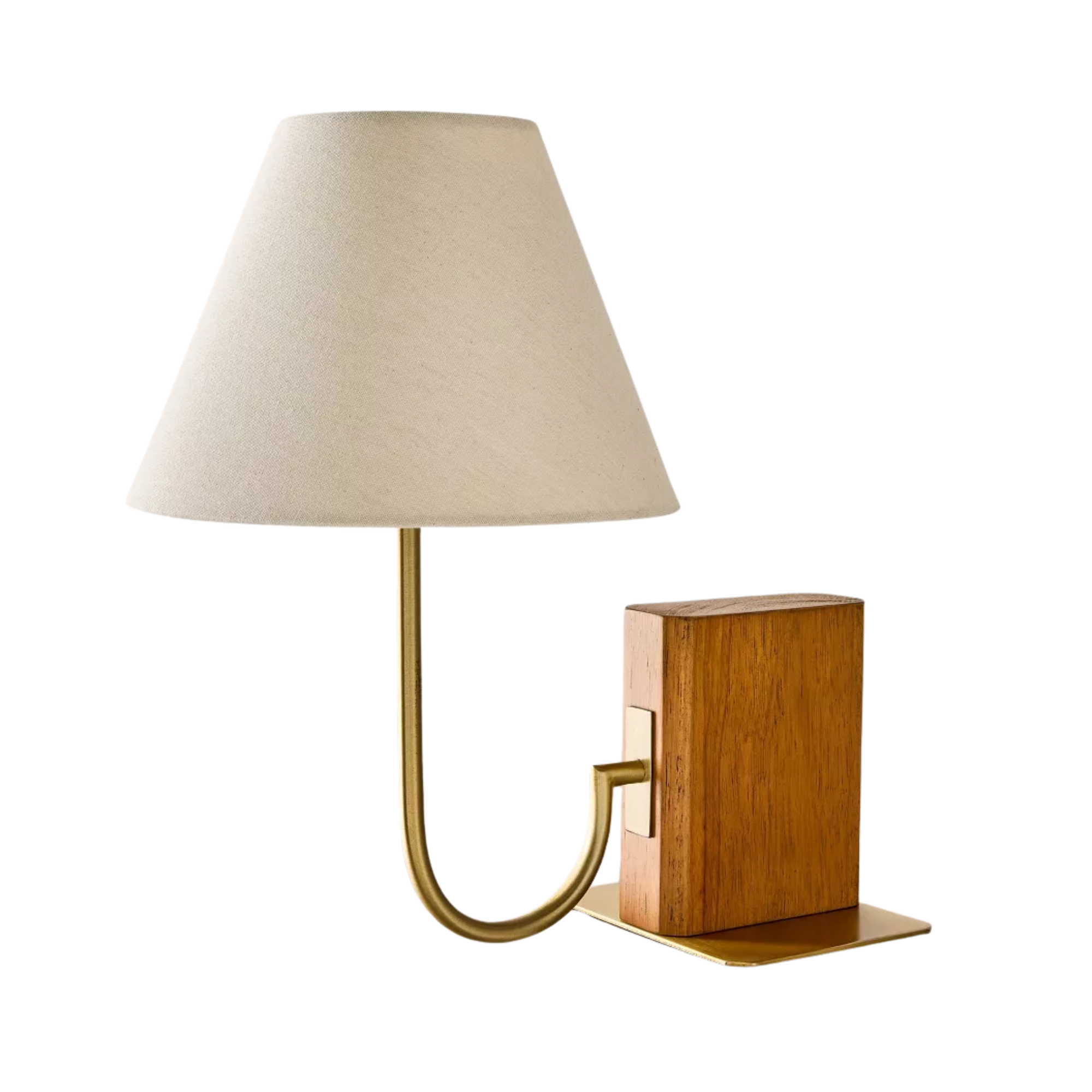 a bookend lamp