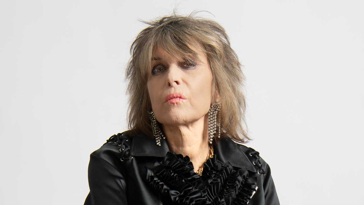 Chrissie Hynde studio headshot