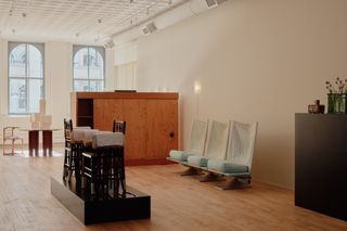 Gallery interior in Tribeca