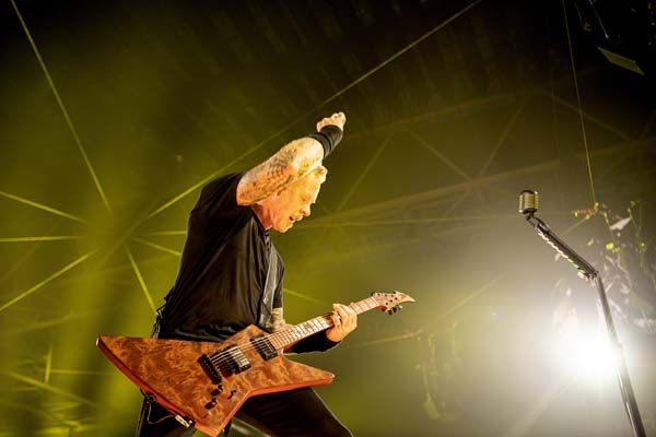Metallica onstage in Amsterdam