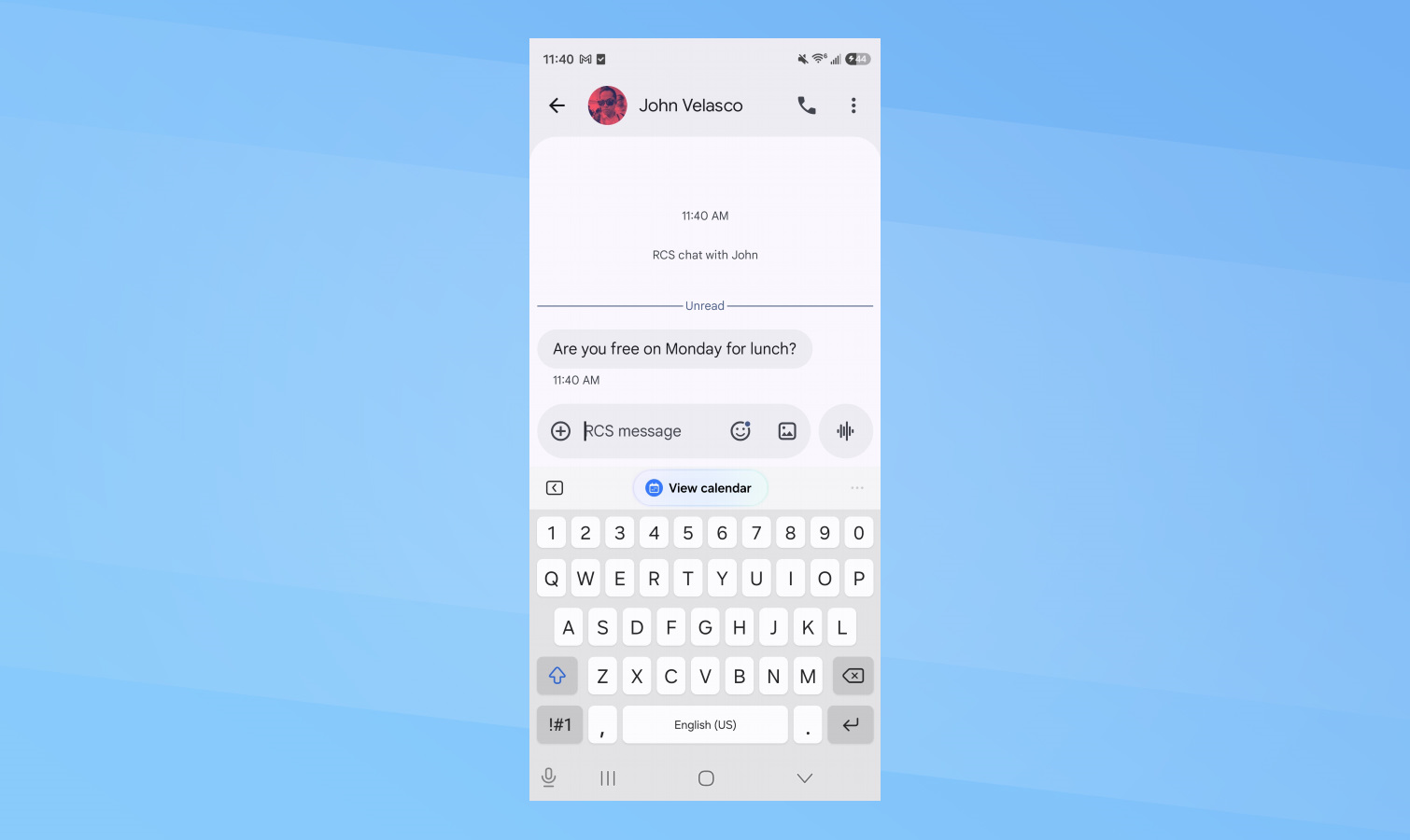 Galaxy S26 review now nudge screenshot.