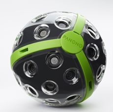 The Panono camera, seen at CES 2016, creates 360-degree images in a single shot.