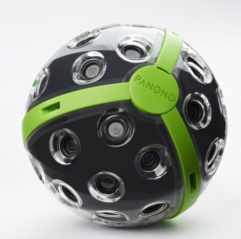 The Panono camera, seen at CES 2016, creates 360-degree images in a single shot.