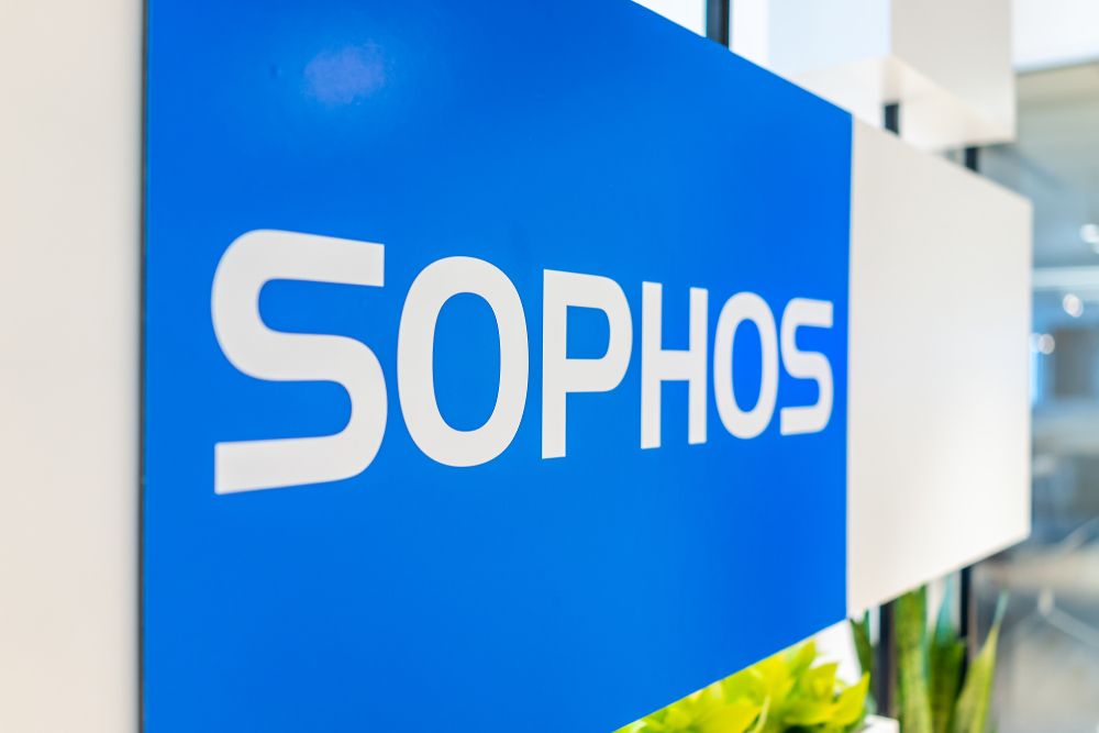 Sophos sign outside a building