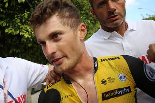 Enrico Battaglin (LottoNL-Jumbo) wins stage 5 at the Giro d'Italia