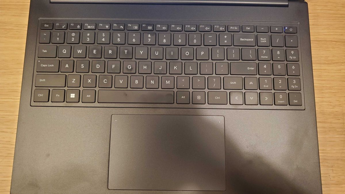 black gaming laptop