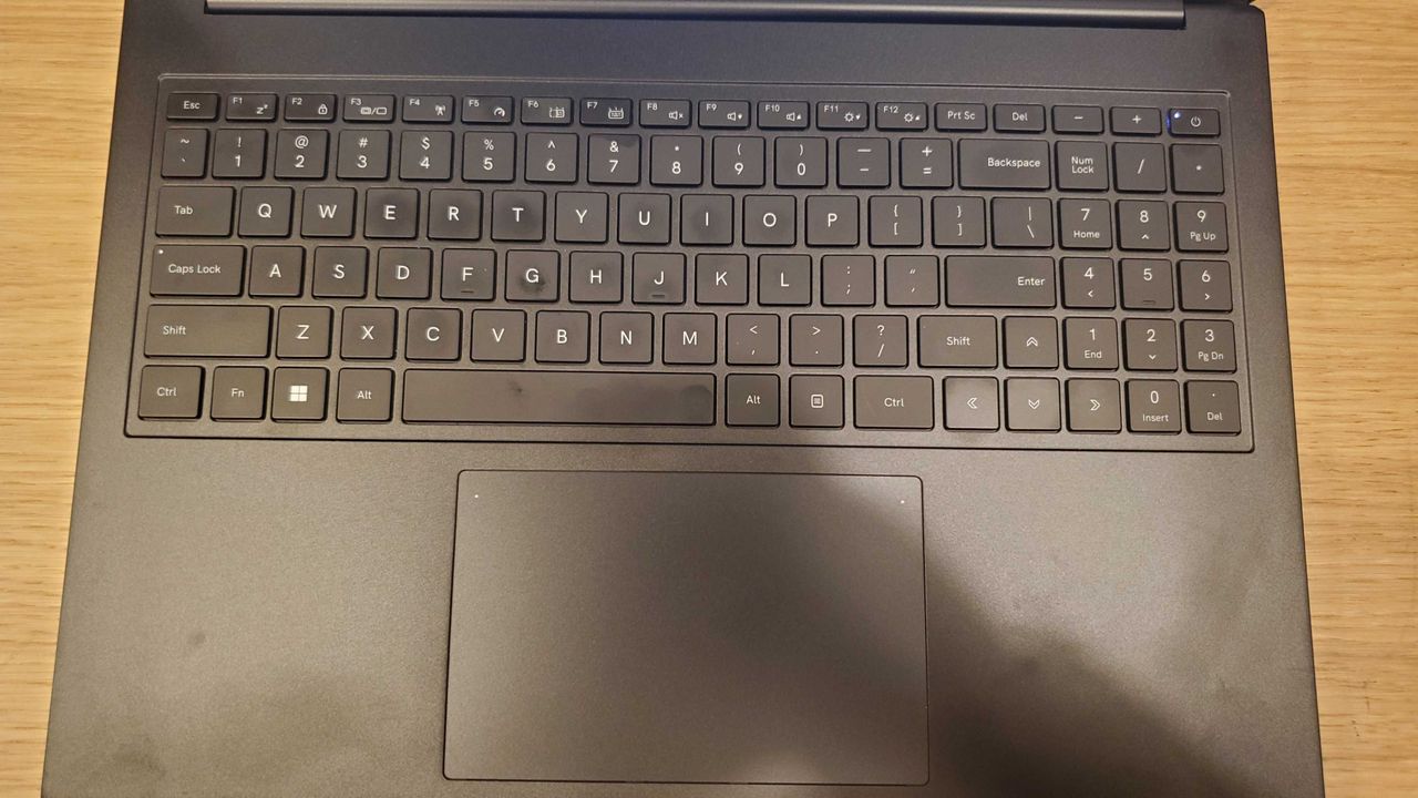 black gaming laptop