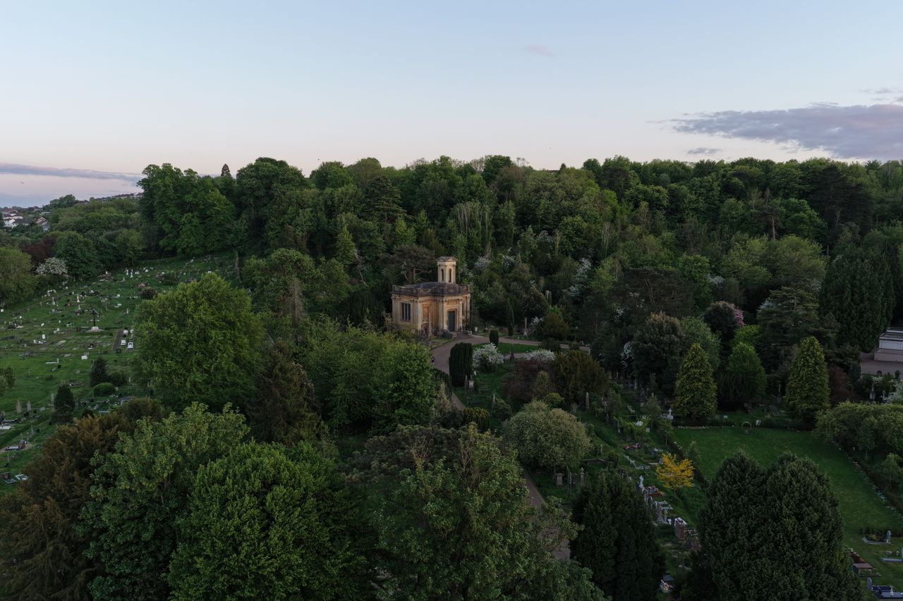 A photo taken with a DJI Mavic 4 Pro consumer drone