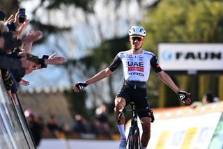 Faun Drôme Classic: Juan Ayuso wins one-day race with 40km solo attack