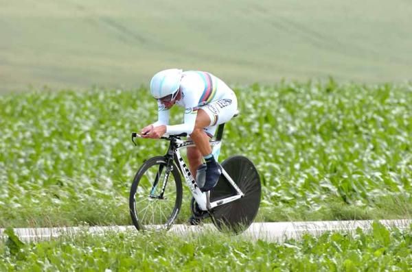 Fabian Cancellara (Leopard Trek) on his way to the stage win