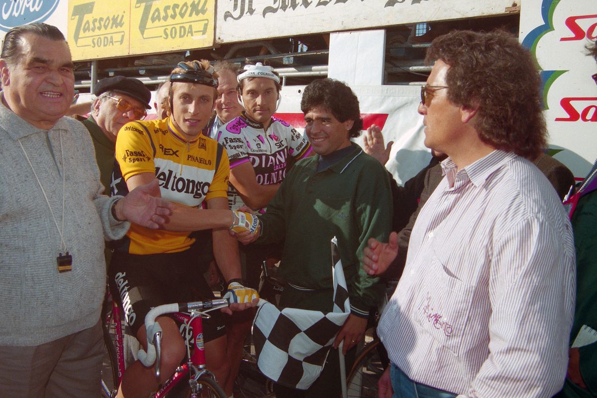 Diego Maradona at Tirreno-Adriatico 1990