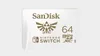 Sandisk 64GB MicroSD for Nintendo Switch