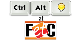 Graphic: Control/ Alt/Light bulb at FETC 