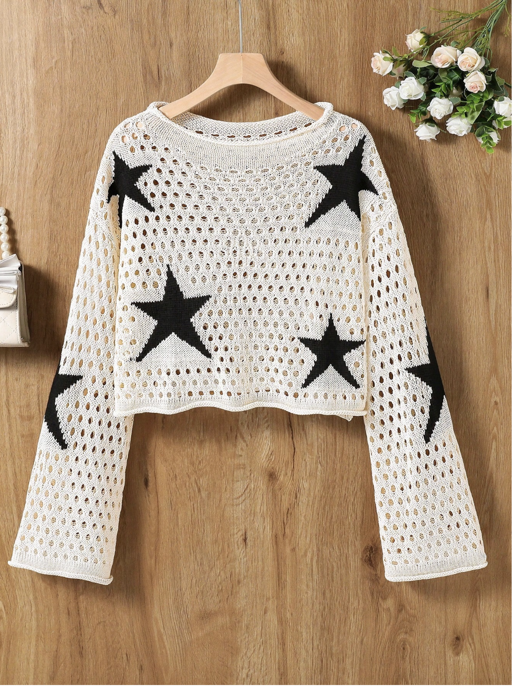 SHEIN x JWoww , Fitted Classic Ribbed Texture Solid Color Long Sleeve Sweater