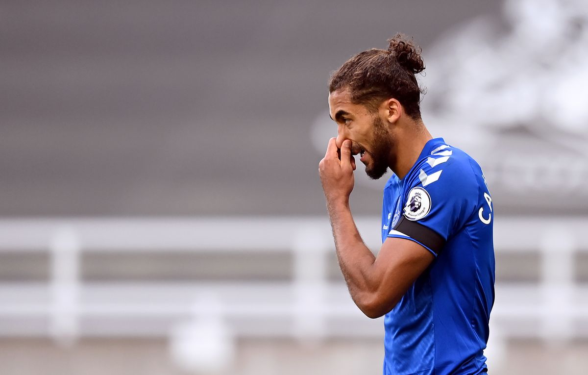 Everton’s Dominic Calvert-Lewin during the Premier League match at St James’ Park, Newcastle