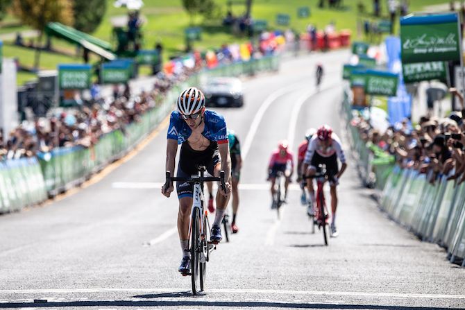 Kyle Murphy (Rally UHC) comes home to take second place on stage 3 of the 2019 Tour of Utah