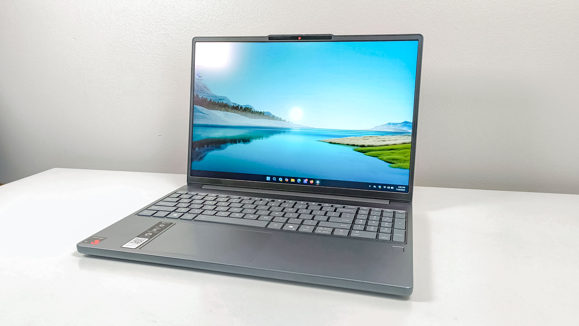 Lenovo IdeaPad Slim 3x review unit on a desk
