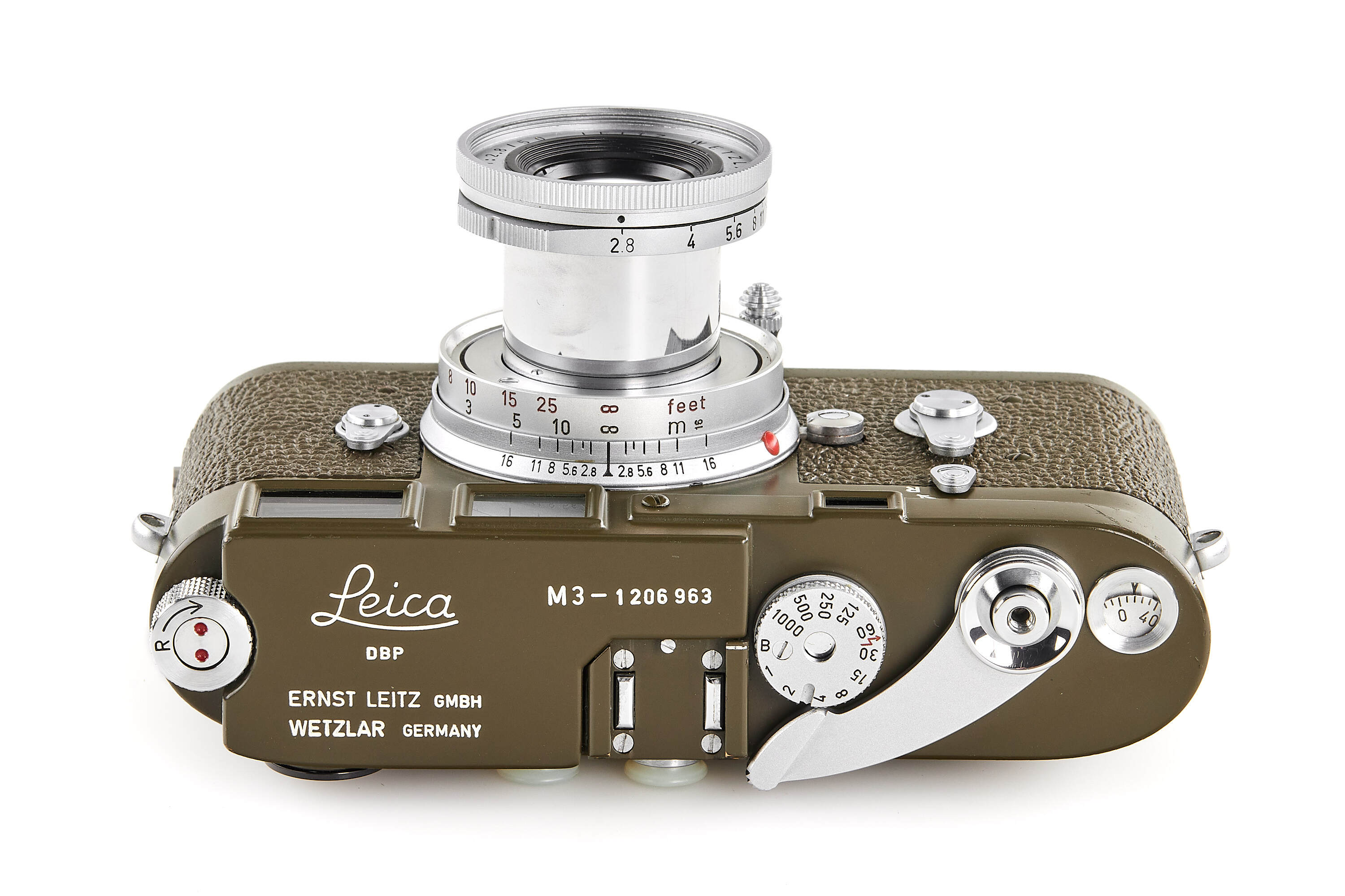 Leica M3 olive Last Batch Bundeswehreigentum