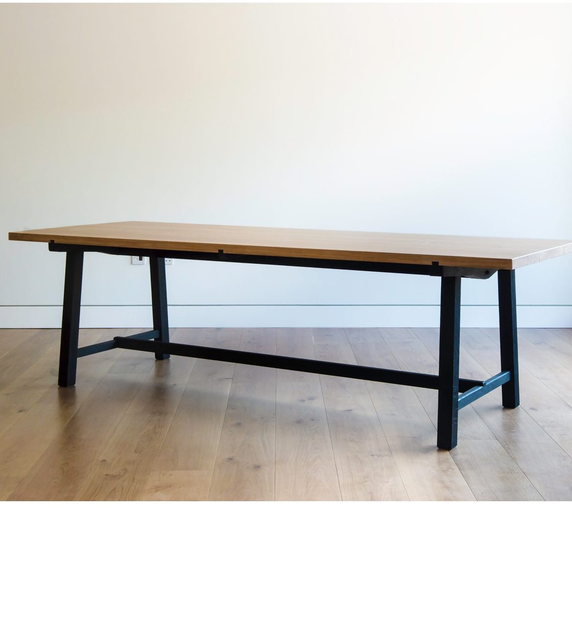 Flint table in solid oak, from £4,580, Steven Owens at &Bespoke