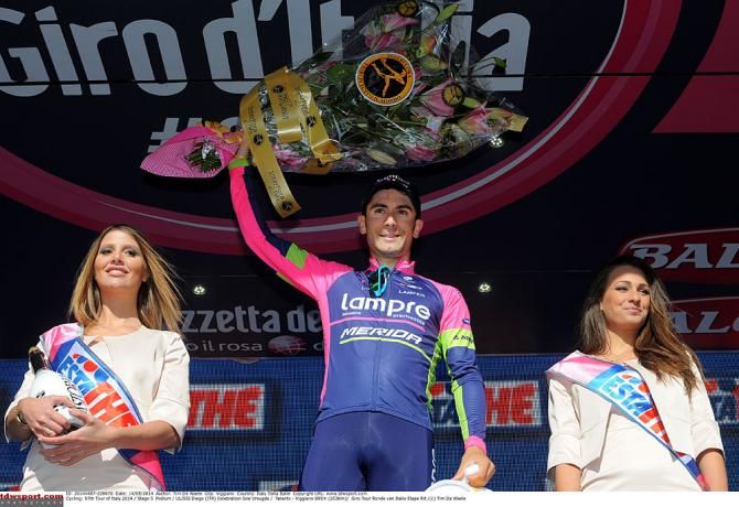 Diego Ullisi celebrates his win