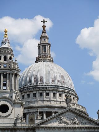 Close up of the roof of St Paul's Cathedral