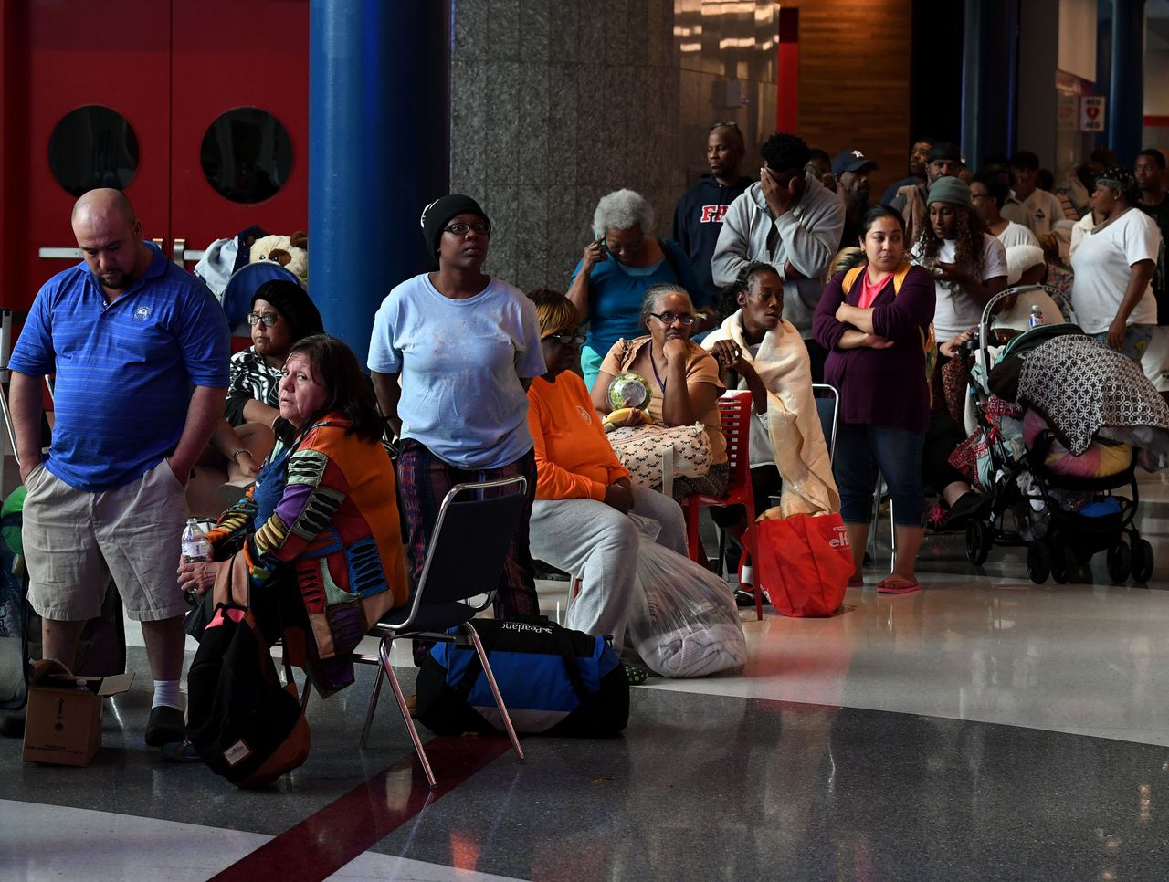 Harvey evacuees. 