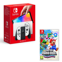 Nintendo Switch OLED + Super Mario Bros. Wonder + 12 Months NSO