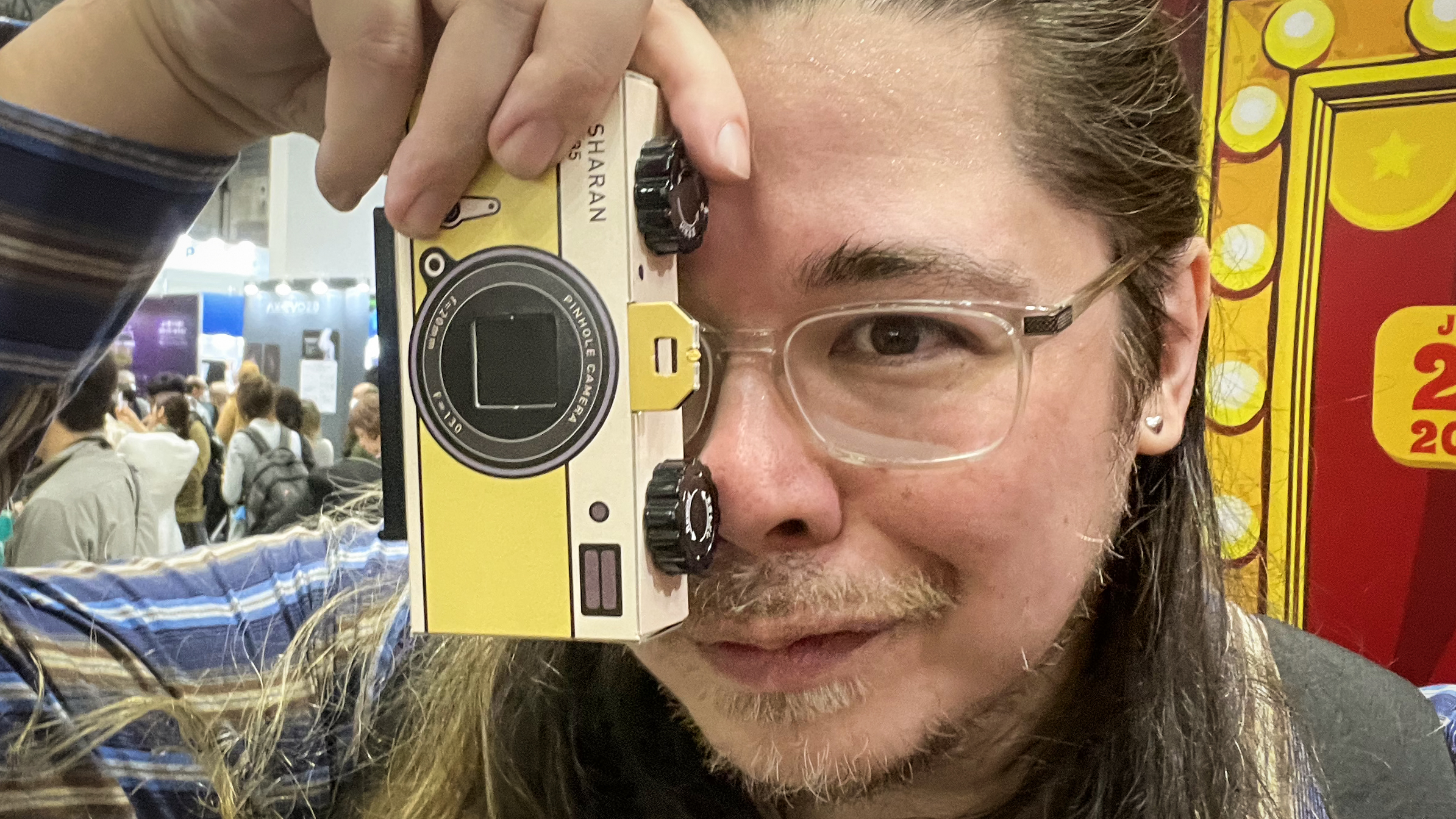 The P-Sharan Ami-35 on display at CP+ 2026