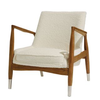 recessed arm chair