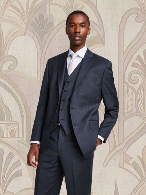 Classic-Fit Wool-Blend Stretch Solid Suit Jacket (Men's)