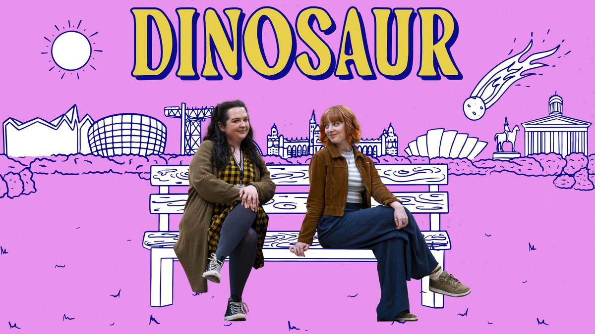 Dinosaur is a new family comedy on BBC3 and Hulu starring Ashley Storrie and Kat Ronney as sisters.