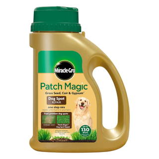 A bottle of Miracle-Gro patch magic