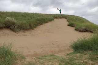 Himalaya bunker on the 495-yard 4th hole at Royal St Georges