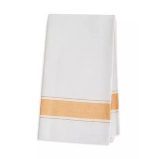 italian kitchen towel on white background