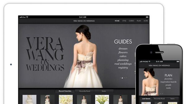 vera wang wedding app