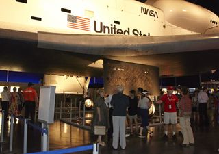 Space Shuttle Enterprise Up Close at Reopening