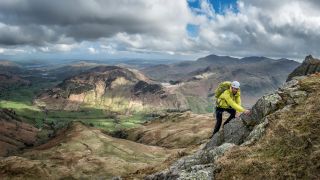 Climber in Lake District