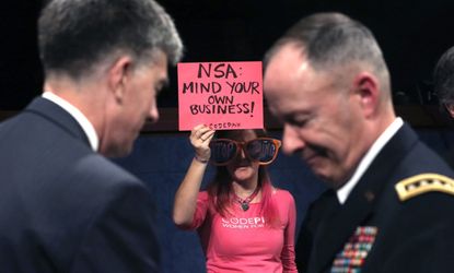 NSA protester 