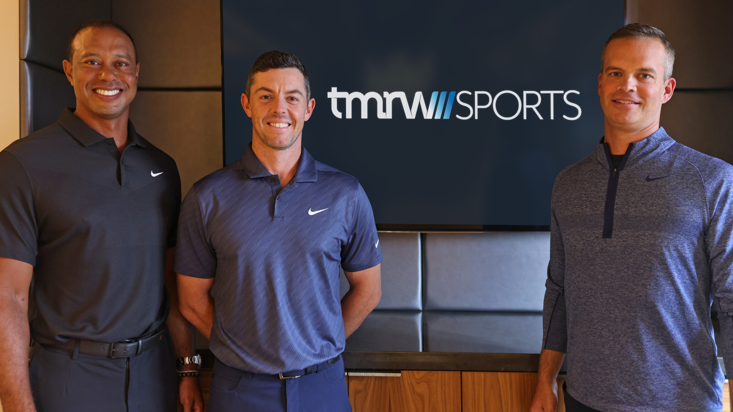 Tiger Woods, Rory McIlroy and Mike McCarley