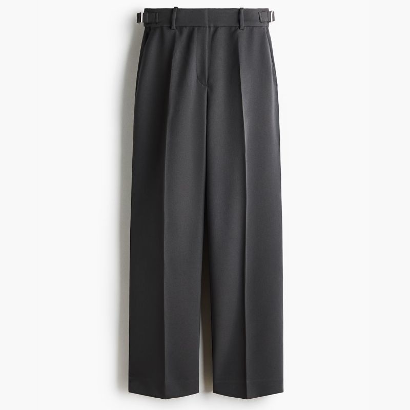 H&amp;amp;M, grey tailored trousers