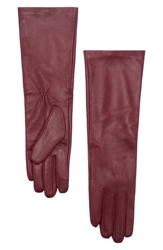 Long Leather Gloves